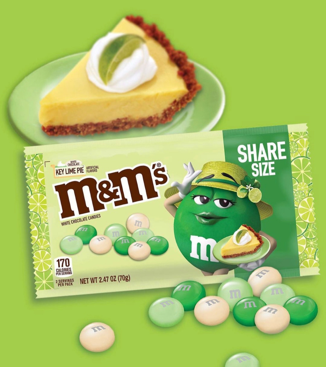 M&M's Key Lime Pie