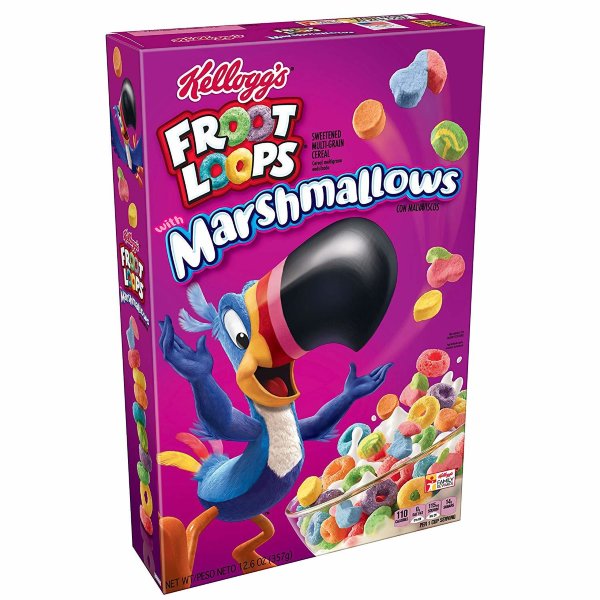 Сухой завтрак Kelloggs Froot Loops Marshmallows 297 г