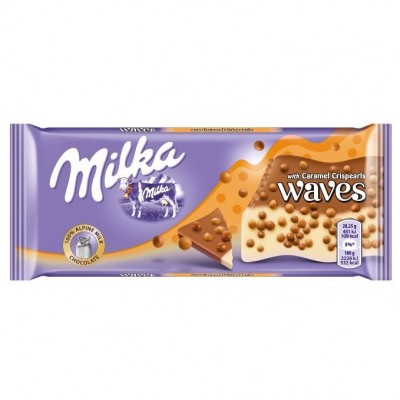 Milka Waves Caramel 81 г