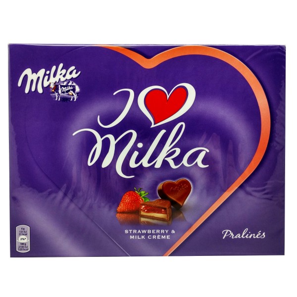 Шоколадные конфеты Milka I Love Milka Strawberry