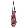 Женская сумка OrsOro D-036 цветы на черном