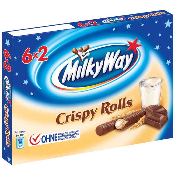 Milky Way Crispy Rolls 6x2