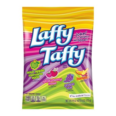 Конфеты Laffy Taffy Candy яблоко-клубника-банан-виноград 170 г