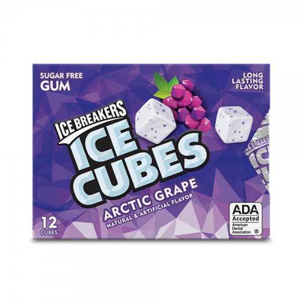 Жвачка Ice Breakers Ice Cubes Arctic Grape 27,6 г