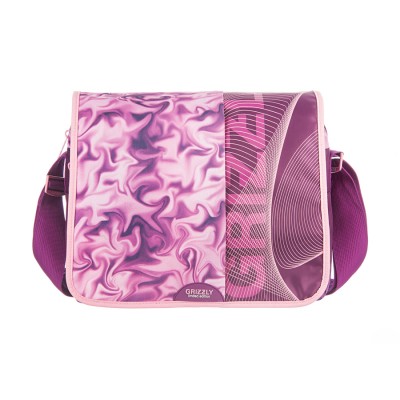 Женская молодёжная сумка Grizzly MD-536-2 розовые разводы