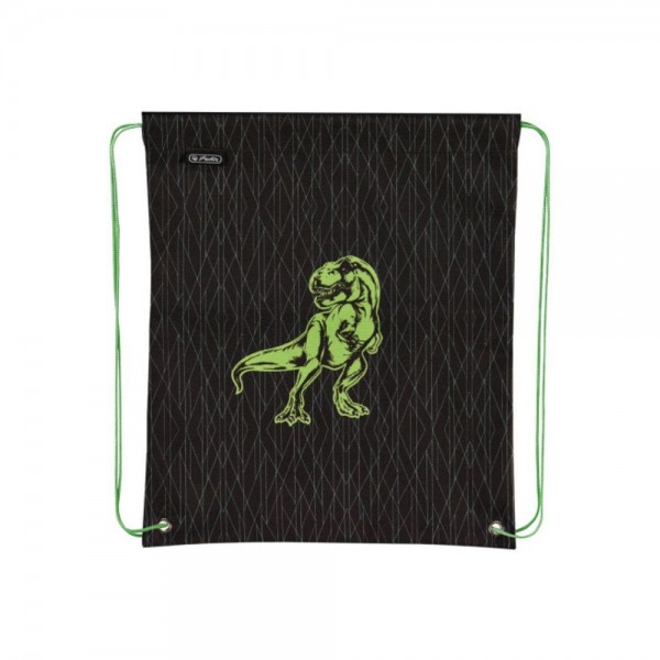 Мешок для обуви Herlitz 50014613 Green Dino