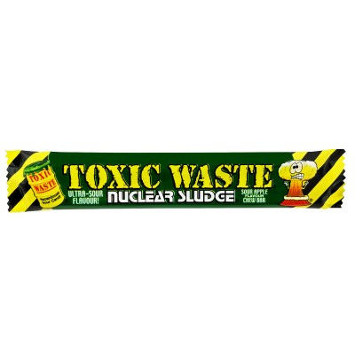 Конфета ядерная слизь Toxic Waste зеленая