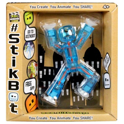 Фигурка Stikbot TST616 Полупрозрачный Синий