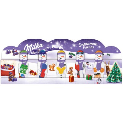 Шоколадные снеговики Milka Snowman Friends 75 г