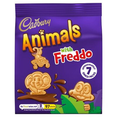 Шоколадное печенье Cadbury Animals 139 г