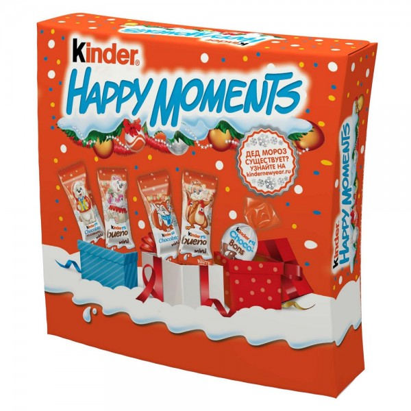 Новогодний набор Kinder Mini Mix Happy Moments 243 г