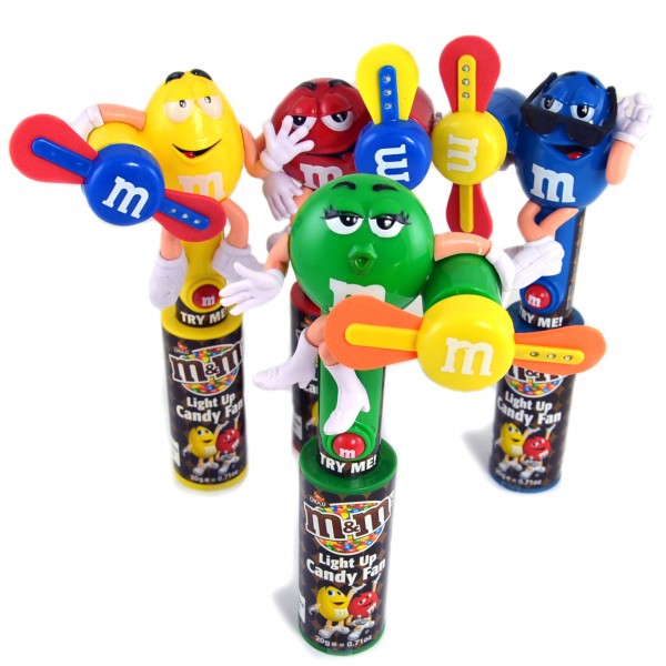 Светящийся вентилятор M&M's Candy Fan желтый