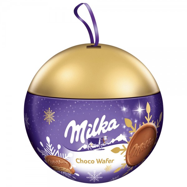 Milka Christmas Ball Choco Wafer 180 г
