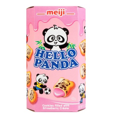 Печенье Meiji Hello Panda Strawberry 45 г