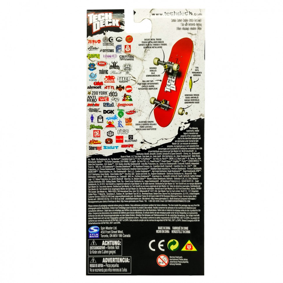 Фингерборд Tech Deck 3 in 1 Zoo York 20013473 купить в интернет