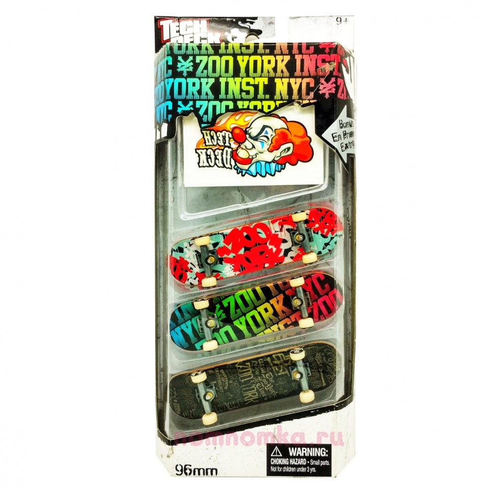 Фингерборд Tech Deck 3 in 1 Zoo York 20013473 купить в интернет