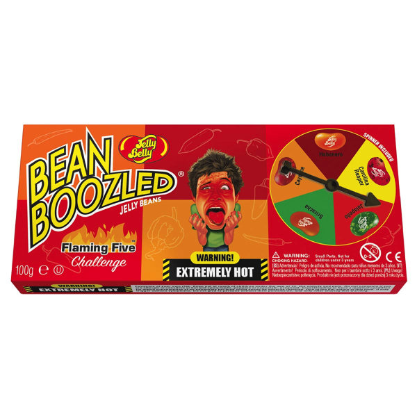 Jelly Belly Bean Boozled Flaming Five с рулеткой 100 г