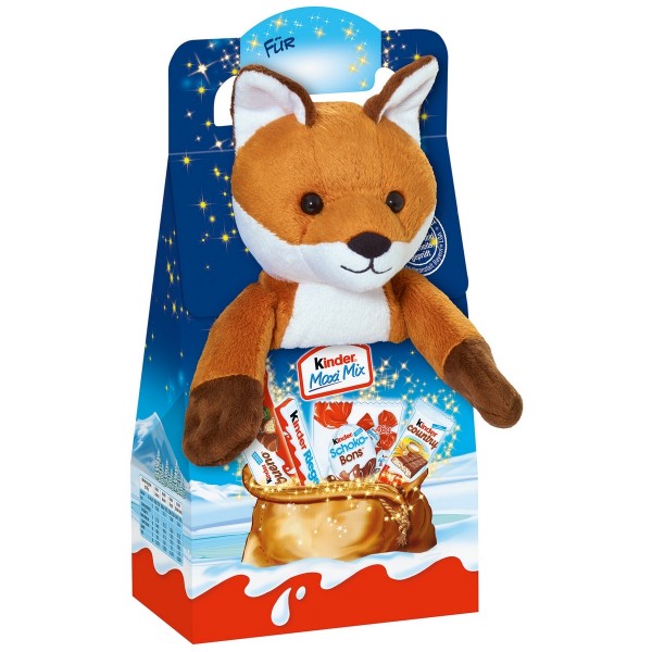 Новогодний набор Kinder Mix Plush Лисенок 133 г