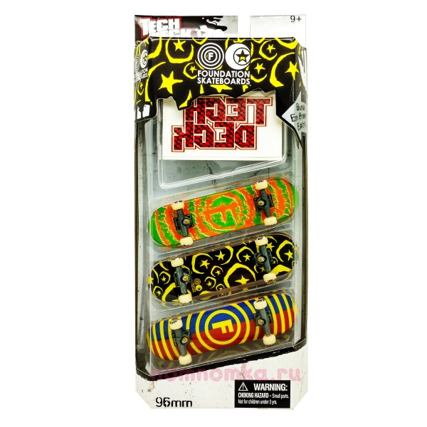 Фингерборд Tech Deck 3 in 1 Foundation skateboards 20013477