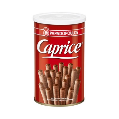 Вафельные трубочки Caprice с шоколадно-ореховым кремом