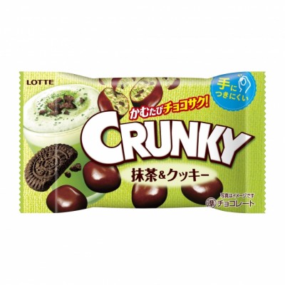 Шоколадные шарики Crunky со вкусом зеленого чая и печенья 32 г