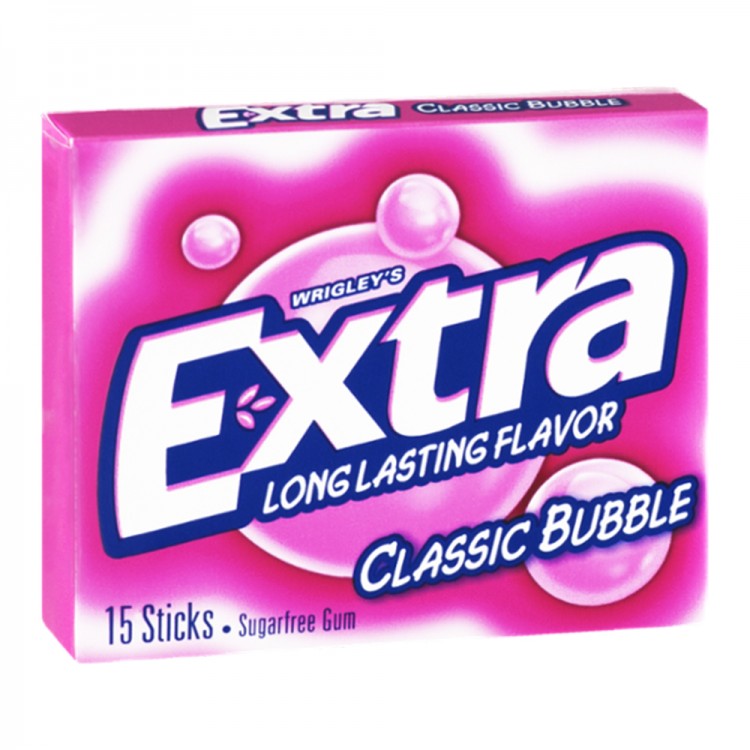 Купить жвачку Wrigleys Extra Classic Bubble в интернет-магазине Nomnomka.ru
