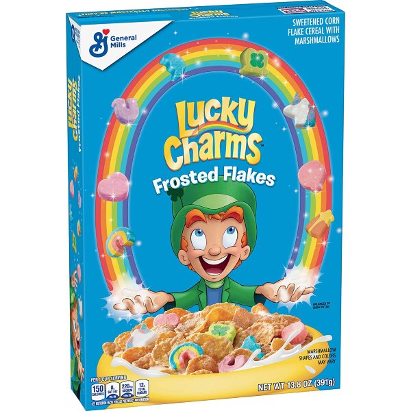 Сухой завтрак Lucky Charms Frosted Flakes 391 г