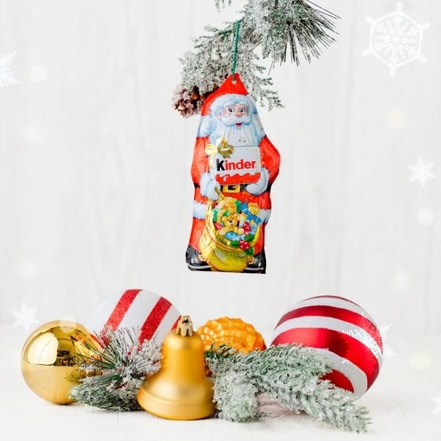Шоколадный дед мороз Kinder 55 г купить в интернет-магазине