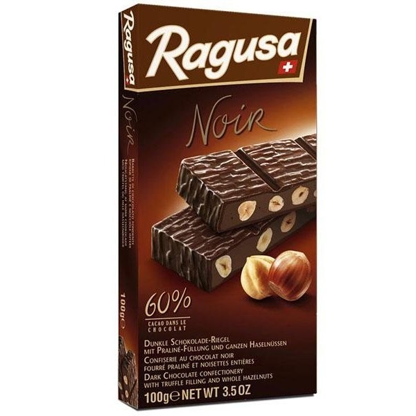 Горький шоколад с трюфельной начинкой Ragusa Noir