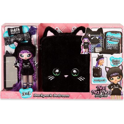 NA NA NA Backpack Bedroom Black Kitty