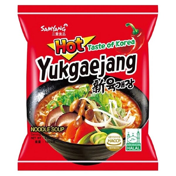 Лапша Samyang Yukgaejang острая говядина с грибами 120 г