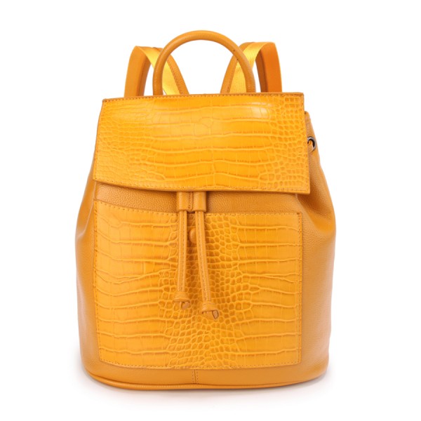 Женский рюкзак Ors Oro D-436 желтый