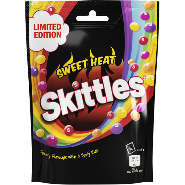 Skittles Sweet Heat 196 г купить в интернетмагазине Nomnomka.ru