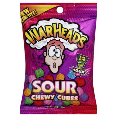 Кислые мармеладные кубики Warheads Chewy Cubes 141 г