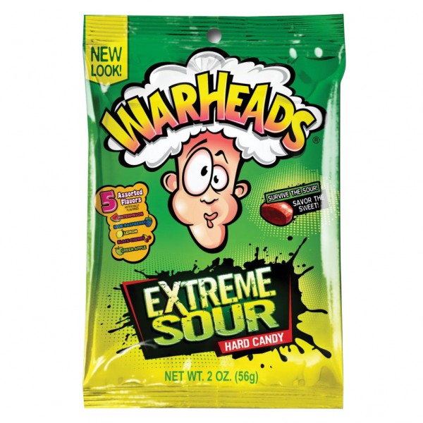 Кислые леденцы Warheads Extreme Sour 56 г