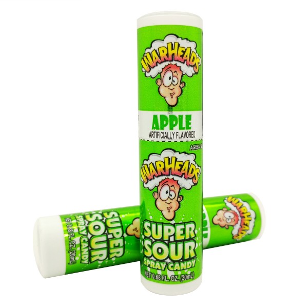 Кислый спрей Warheads Super Sour Spray зеленое яблоко 20 мл