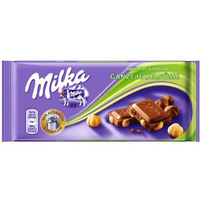 Milka Whole Hazelnuts 100 г