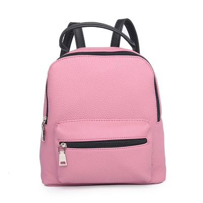 Женский рюкзак OrsOro D-174 палево-розовый