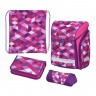 Ранец Herlitz 50022083 New Midi Plus Pink Cubes с наполнением
