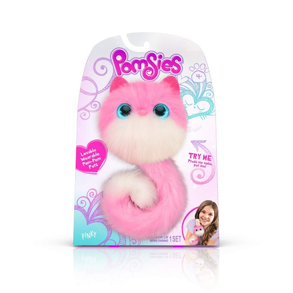 Pomsies Pinky, интерактивная игрушка Помси