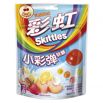 Жевательный мармелад Skittles со вкусом фруктов и молока 50 г