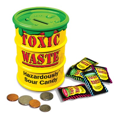 Кислые конфеты Toxic Waste большая копилка 84 г
