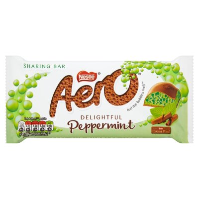 Шоколадная плитка Nestle Aero Peppermint 90 г