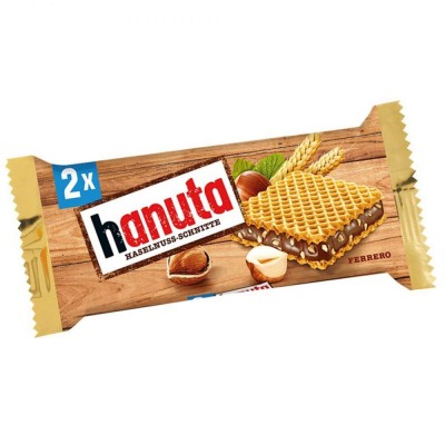 Хрустящие Вафли Hanuta с шоколадно-ореховой начинкой 44 г