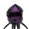 Женский рюкзак OrsOro D-177 черный, фиолетовый