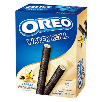 Вафельные трубочки Oreo Wafer Roll Vanilla 54 г